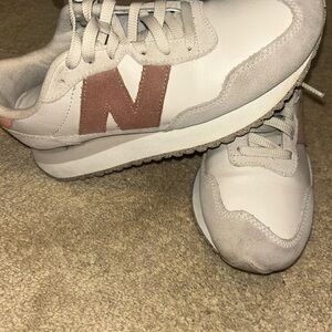 New Balance Cream Sneakers